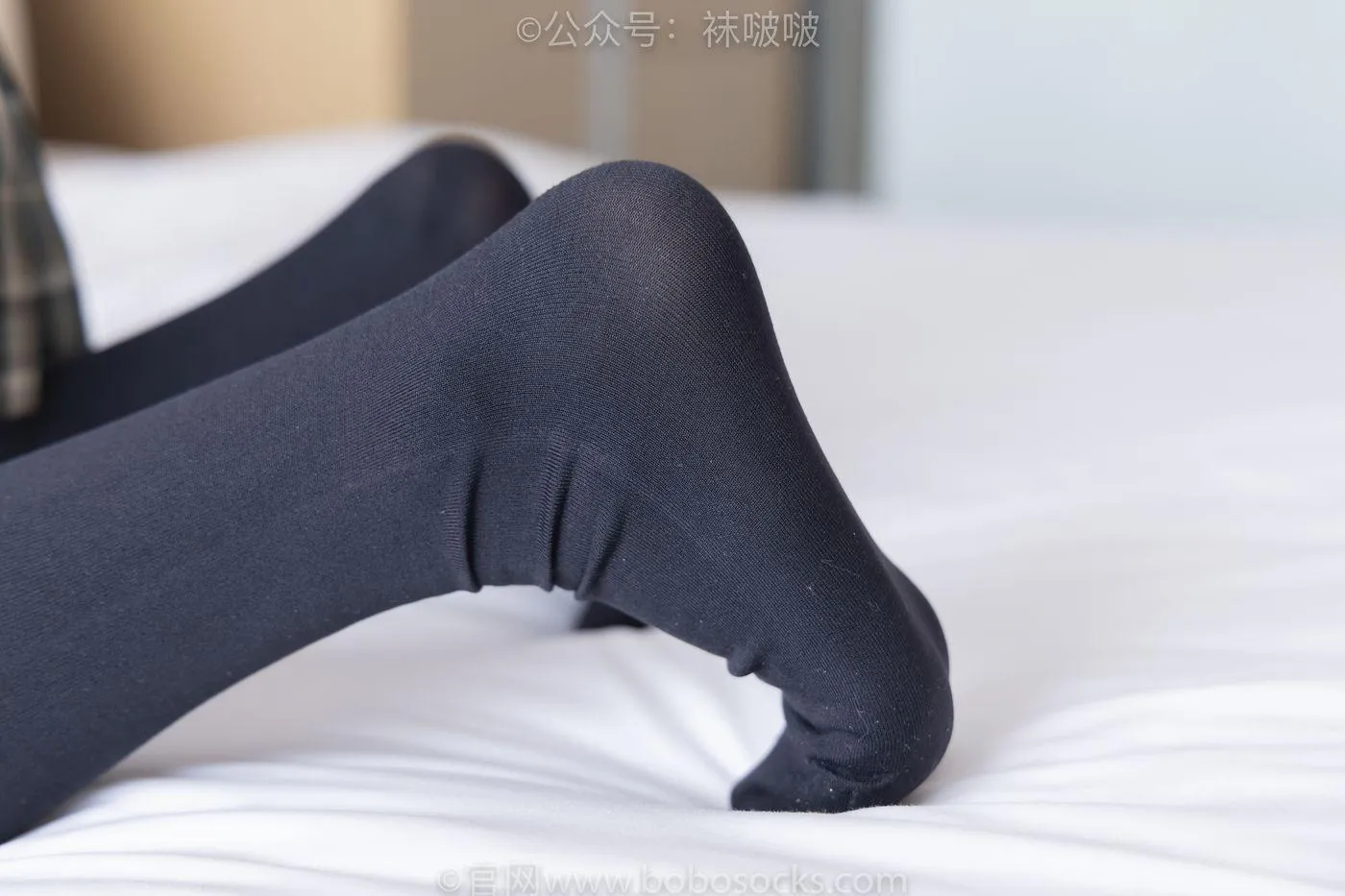 [BoBoSocks袜啵啵]NO.056 朵朵-JK制服、皮鞋、厚黑丝 [135P]插图7